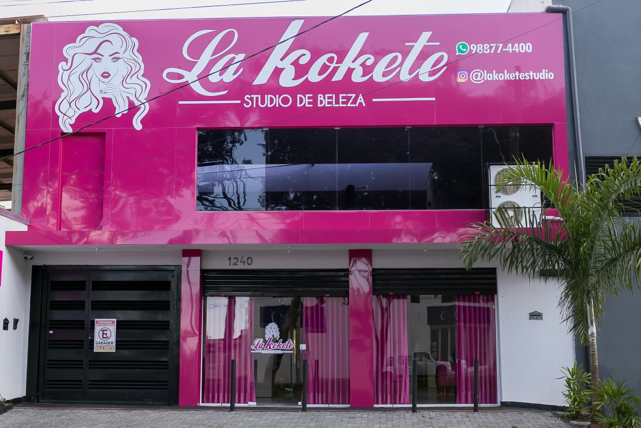Fachada do La Kokete Studio de Beleza