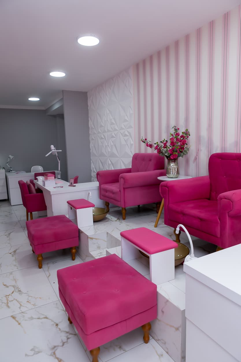 Área de manicure e pedicure
